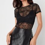 Lulus Black Leather Skort Photo 0