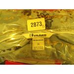 Peter Nygard Nygard Womens 2X Gold Purple Slinky Blouse Short Sleeve Artsy‎ Floral Preppy Photo 6