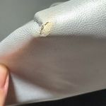 ISSEY MIYAKE PARFUMS Metallic Silver Bucket Bag with Pink Accents Photo 7