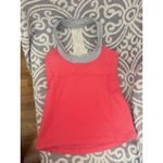Lululemon Size 8 Round Neck Tank Top Activewear Racerback built in sports bra Pink Photo 4