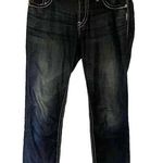 SILVER Suki Capri Womens Jeans Sz W27 Midrise Denim Dark Wash Stretch Blue Photo 0