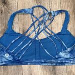 Lululemon  Blue Tie Dye Sports Bra Photo 1