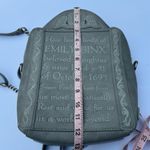 Lounge Fly Gray Backpack with Rounded Top and Embossed Design Photo 8