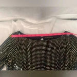 Guess Black Long Sleeve Jewel Neck Short Body Con Cocktail Dress Small NEW $148 Photo 4