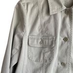 Cato Women Cotton Jacket L Utility Button Up Structured Cowgirl Western Rodeo Photo 8