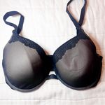 Calvin Klein  Mesh & Lace Full Coverage Bra Black 36D Photo 2