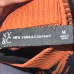 New York & Company Black and Brown Long Sleeve Dress size M Size M Photo 2