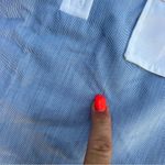 Vintage Vicky Vaughn Junior Blue Sleeveless White Polo Collar Shirt Dress Photo 1