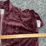 Catherines  women’s size 1X 18/20W full zip eggplant jacket pockets long sleeve Photo 6