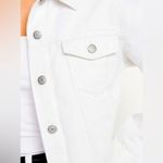 Old Navy White Cropped Denim Jacket size Medium Photo 11