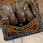 Vintage Sequin Elephant Embroidered Cross Body Bag Boho Small Purse Hand… Photo 5