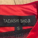 Tadashi Shoji  VAMP Red Velvet Matt Sequin Mesh Dress Size SMALL Photo 10