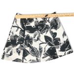 Lucy Paris Black White Flowers Floral Brocade Crop Top Mini Skirt Set size M Photo 6