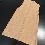 Tahari  wool blend tan Sleeveless Knit Vest with Pockets Photo 4