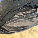 Jkara Embellished Beaded Cocktail Dress 14 Glam Evening Formal Holiday Party Blue Photo 9