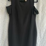 Chico's Black Midi Dress Size 1P Photo 1