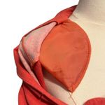 Miss Dorby VTG Blazer Bolero Jacket No Size Tag Orange Buttons Collar 3/4 Sleeve Photo 8