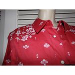 Wrangler Retro coral pearl snap 100% cotton western shirt M NWT Photo 1