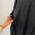 Eileen Fisher  Viscose Jersey T-Shirt Dress Black S Photo 4