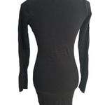 Dolls Kill Current Mood Long Sleeve Bodycon Mini Dress Black Size Medium Photo 3