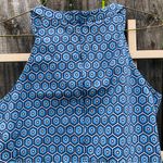 Joe Fresh  Blue Geometric Print Shift dress 6 Photo 6