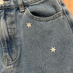 PacSun  | Daisy Floral Embroidered Jean Skirt Photo 2