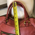 orYANY Dusty Rosy Tumbled Leather Top Handle Crossbody Strap Satchel Photo 6