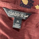 Toad & Co Medium Rosemarie Dress Floral Stretch Sleeveless V Photo 6