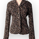 Urban Outfitters  Kimchi and‎ Blue Floral Velvet Blazer Size M Photo 0