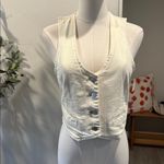 Rolla’s Dallas Denim Buttercream Vest New! Photo 7