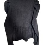 SheIn  black long sleeve vneck shirt size xs Photo 8