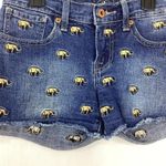 Lucky Brand  Malibu Elephant Denim Shorts Size 0 Photo 2