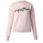 HORZE YOUNG RIDER ASHLYN CREW SWEATSHIRT Size 8‎ Pink Photo 0