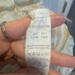 Pretty Little Thing  blue tie dye chiffon tie waist mock neck ruffle dress Photo 6