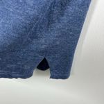 J. McLaughlin 100% Linen Blue Knit Long Sleeve Boat Neck Sweater Top Size Small Photo 5