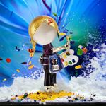 1pc Cartoon Paiting Art Little Girl Enamel Brooch, For‎ Backpack Clothes Hats Photo 2