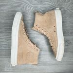 PF Flyers blush all American hi top suede sneaker W9 M 7.5 flat tennis shoes Tan Size 9 Photo 0
