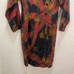 Alexander Campbell Vintage Tassel Print Dress vintage size 6‎ golden girls vibes Red Photo 7