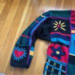 Vintage crochet sweater size M Blue Size M Photo 3