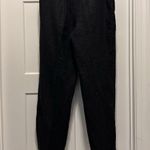 Jones New York Black 100% Linen Pants Size Medium Wide Leg Elastic Waist Pockets Photo 0