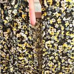 H&M NWT  Black Yellow floral
Voluminous Balloon Sleeve A Line Dress. Photo 6