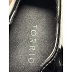 Torrid  Black Patent Mary Jane Chunky Heel Platform Studded Strap Shoes Size 12WW Photo 2