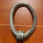 Badgley Mischka NWT 2  Silvertone Stretch Bracelets Photo 2