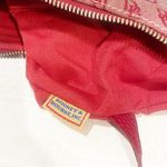 Dooney & Bourke  Red Canvas Leather Trim Shoulder Crossbody Bag Purse Photo 3