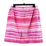 Talbots Vintage Pink Striped Skirt 10P Photo 1