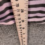 Denim And Company Womens Blouse Size 3X Top Lavender Taupe‎ Striped Cutout Purple Photo 7