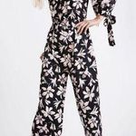 Madewell  Tie Sleeve Jumpsuit Winter Orchid Floral S Photo 0