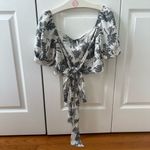 Free People Hampton Gingham Floral Crop Top Photo 1