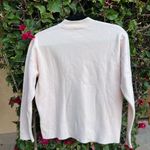 H&M Mock Neck Baby Pink Light Pink Salmon Long Sleeve Size Small Photo 4