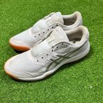 ASICS  " Upcourt 5‎ " Volleyball Shoes Womens 9 White /Pure Silver  1072A088-101 Photo 1